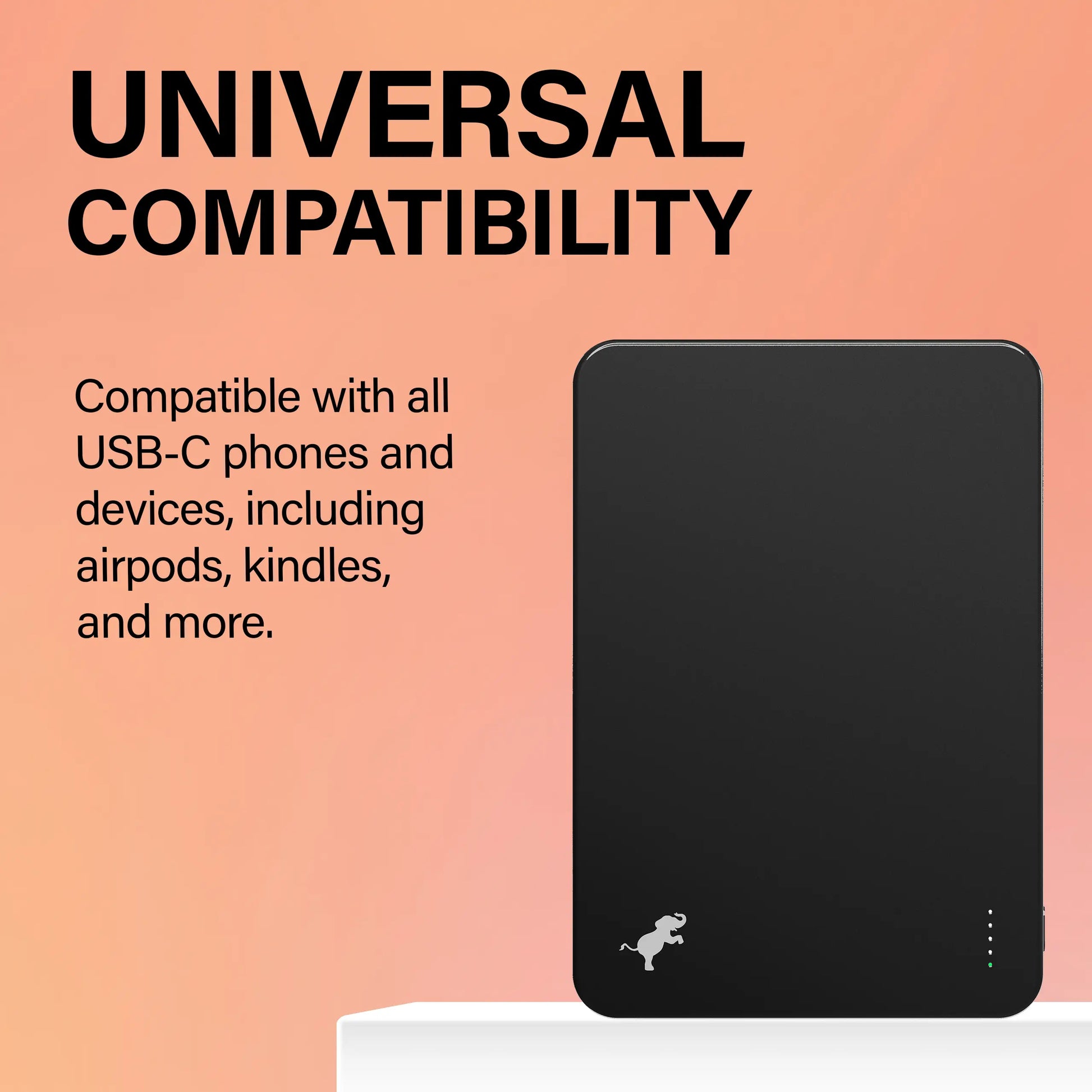 Nimble CHAMP Wireless 5K Magnetic Portable Charger - Ultra-Thin Design - Safe and Eco-Friendly - Fast 15W Wireless Charging - Airline Approved